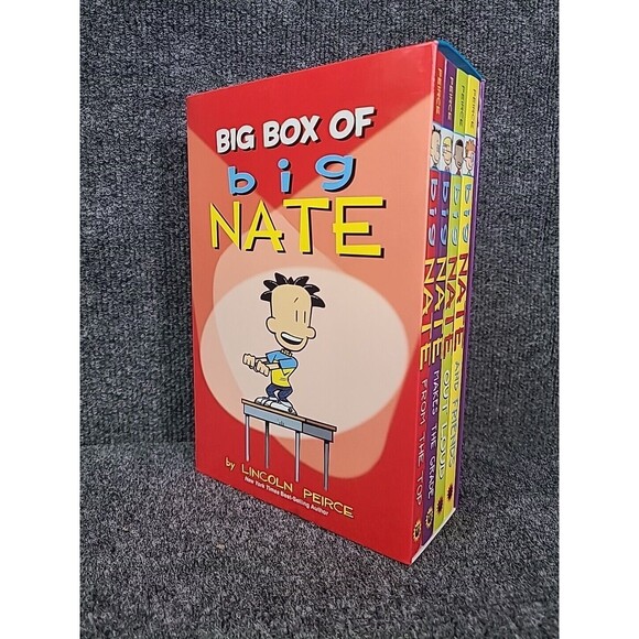 NEW Big Box of Big Nate: Big Nate Box Set Volume 1-4 by Lincoln Peirce - Picture 1 of 5